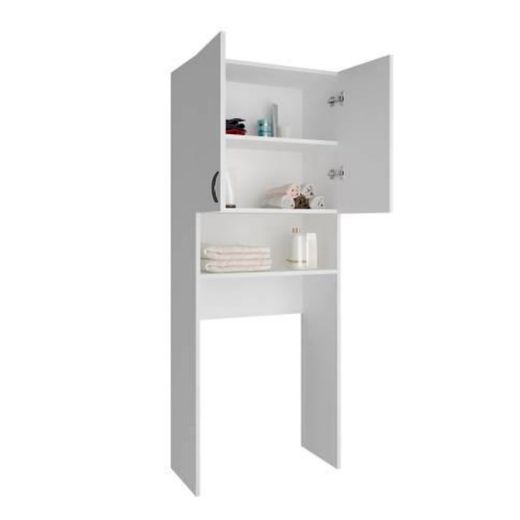 Armario Multiusos CATTERHOUSE Atenas 182, 65x32x182 cm, en MDF y Melamina – Mueble Alto para Lavadora, Diseño Moderno y Funcional