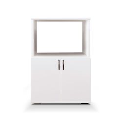 Armario Multiusos CATTERHOUSE Atenas 84, 60x35x84,5 cm, con 2 Puertas, 1 Balda Interior, Color Blanco – Diseño Moderno y Funcional para tu Hogar