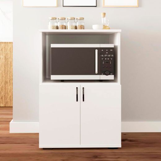 Mobile multiuso CATTERHOUSE Athens 84, 60x35x84,5 cm, con 2 ante, 1 ripiano interno, bianco - Design moderno e funzionale per la tua casa
