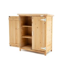 Armario Multiusos para Jardín Gardiun Abby 40x75x90 cm en Madera con 2 Capas de Pintura Impermeable, Patas y Suelo Incluidos – Almacenamiento Exterior Resistente y Duradero