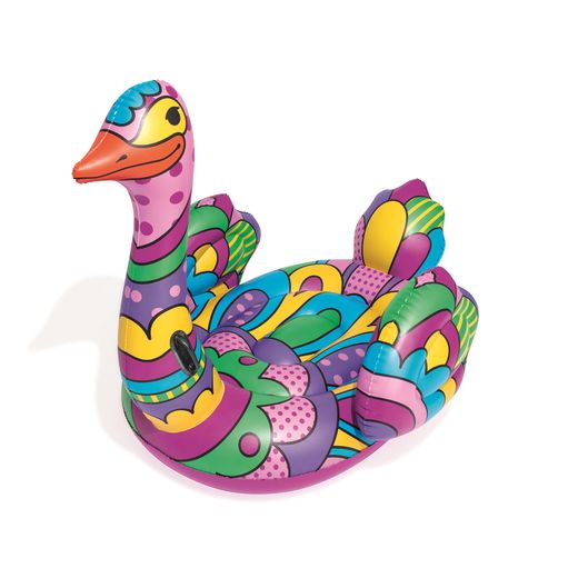 Flotteur gonflable Autruche Bestway Pop Art 190x166 cm