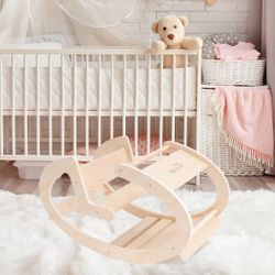 Balancín Montessori Pikler Robincool Madera Ecológica 78x44x46 cm