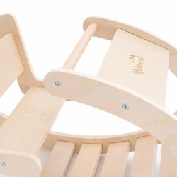Balancín Montessori Pikler Robincool Madera Ecológica 78x44x46 cm