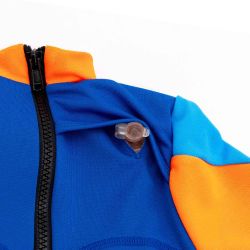 Bañador infantil de aprendizaje K2O azul, 2-3 años, con cámaras hinchables y UPF 50+