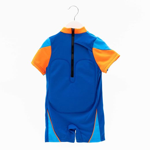 Bañador infantil de aprendizaje K2O azul, 3-4 años, con cámaras hinchables y UPF 50+