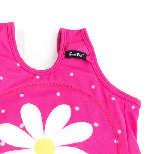Bañador infantil de aprendizaje rosa, 2-3 años, con cámaras hinchables y UPF 50+