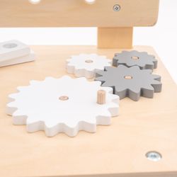 Banco de herramientas Montessori Robincool con accesorios, madera ecológica, +3 años