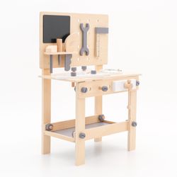 Banco de herramientas Montessori Robincool con accesorios, madera ecológica, +3 años