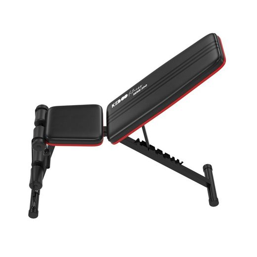 Banco de musculación, 129,5 x 45 x 118 cm, de acero, pvc y espuma en negro | Colección Serie 500