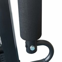 Banco multifunzione per allenamento, 180 x 220 x 227 cm, in acciaio nero | Collezione Serie 900