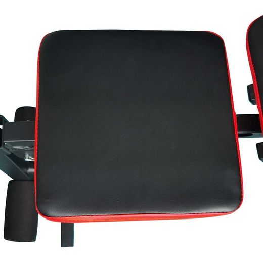Banco multifunzione per allenamento, 180 x 220 x 227 cm, in acciaio nero | Collezione Serie 900