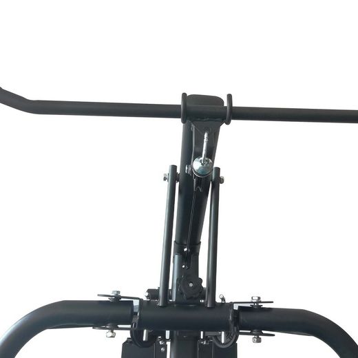 Banco multifunzione per allenamento, 180 x 220 x 227 cm, in acciaio nero | Collezione Serie 900