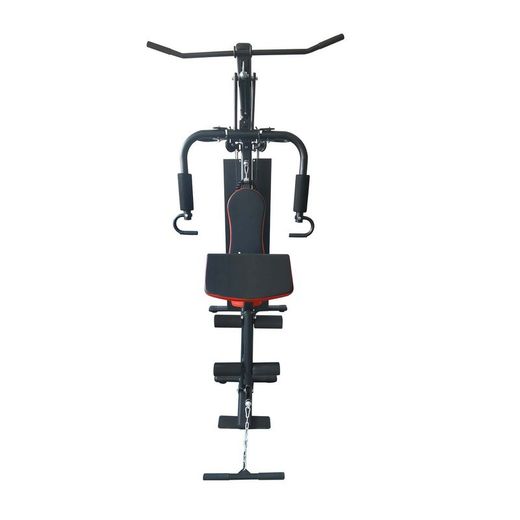 Banco multifunzione per allenamento, 180 x 220 x 227 cm, in acciaio nero | Collezione Serie 900