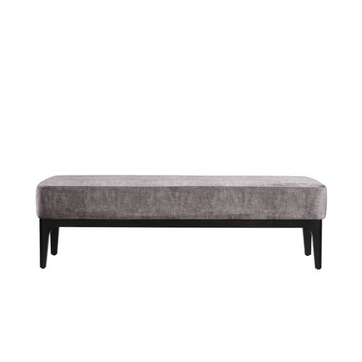 Banco de Pie de Cama Descalzador Tapizado Tromso Pärumm Marrón 153x46x46 cm