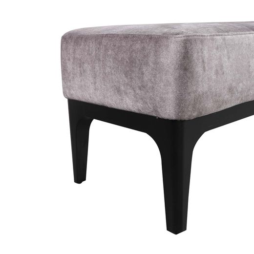 Banco de Pie de Cama Descalzador Tapizado Tromso Pärumm Marrón 153x46x46 cm
