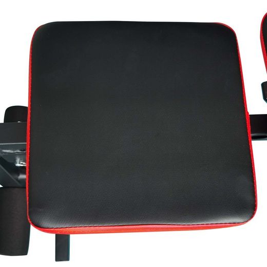 Banco fitness de entrenamiento completo, 156,5 x 140 x 114 cm, de acero, pvc y espuma en negro | Colección Serie 700