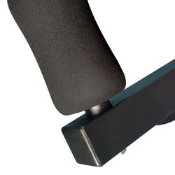 Banco fitness de entrenamiento completo, 156,5 x 140 x 114 cm, de acero, pvc y espuma en negro | Colección Serie 700