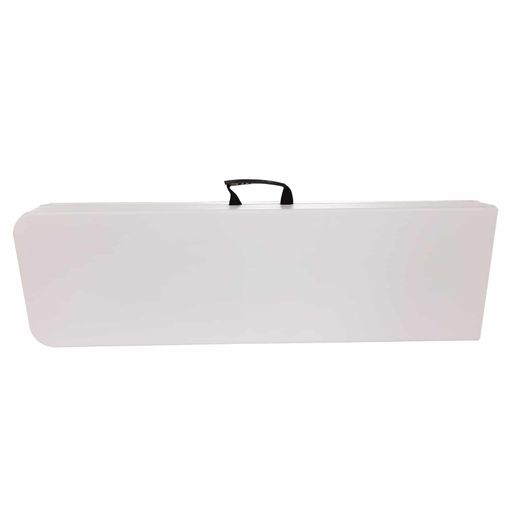 Banco Plegable Portátil de Resina New Koln Gardiun 180x28x43 cm – Mueble Exterior Resistente y Compacto para Jardín y Terraza