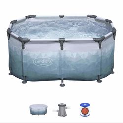 Vasca da ghiaccio Bestway Lazy-Z Spa Glacial Dip 150x90x65 cm per 2 persone con pompa di filtraggio