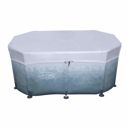 Vasca da ghiaccio Bestway Lazy-Z Spa Glacial Dip 150x90x65 cm per 2 persone con pompa di filtraggio