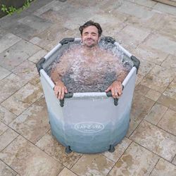 Baignoire de récupération pour bain de glace Bestway Lazy-Z Spa Glacial Dip Ø90 x 80 cm pour 1 personne
