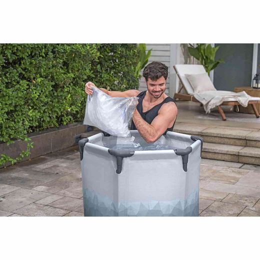 Baignoire de récupération pour bain de glace Bestway Lazy-Z Spa Glacial Dip Ø90 x 80 cm pour 1 personne