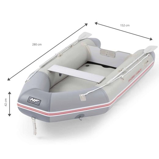 Barca hinchable Bestway Hydro-Force Caspian Pro 280x152x42 cm para 3 adultos + 1 niño
