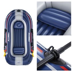 Barco inflável Bestway Hydro-Force Treck X2 para 3 pessoas com bomba e remos