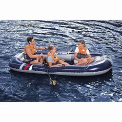 Barco inflável Bestway Hydro-Force Treck X3 307x126x39 cm com 3 câmaras e carga máxima de 270 kg