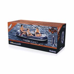 Barco inflável Bestway Hydro-Force Treck X3 307x126x39 cm com 3 câmaras e carga máxima de 270 kg