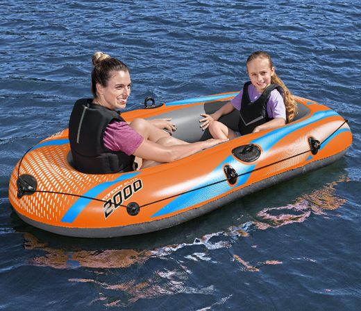 Aufblasbares Boot Bestway Kondor Elite 2000 für 2 Personen mit aufblasbarem Boden