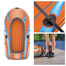 Aufblasbares Boot Bestway Kondor Elite 3000 für 3 Personen mit Rudern und Pumpe