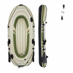 Aufblasbares Boot Bestway Voyager 300 für 2 Personen mit 2 Rudern
