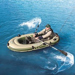 Aufblasbares Boot Bestway Voyager 300 für 2 Personen mit 2 Rudern