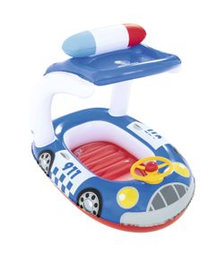 Bateau gonflable Kiddie Car Bestway navette spatiale 98x66 cm volant et klaxon