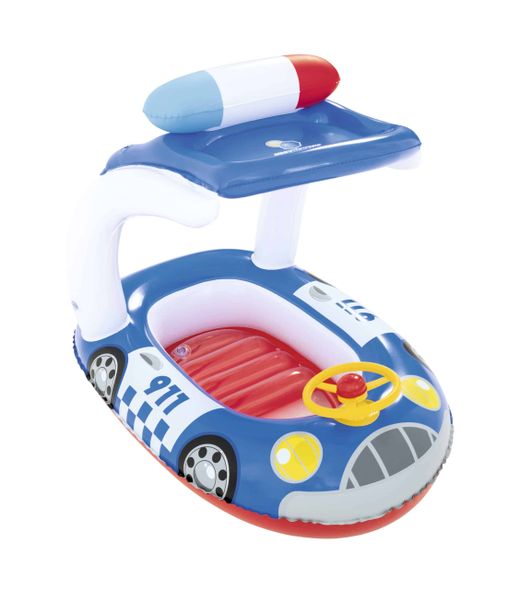 Bateau gonflable Kiddie Car Bestway navette spatiale 98x66 cm volant et klaxon