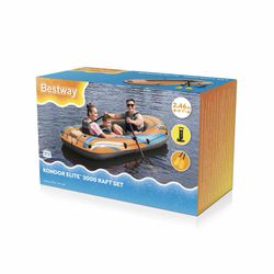 Barco inflável para 3 pessoas Bestway Kondor Elite Raft 3000 246x122x45 cm com câmara dupla