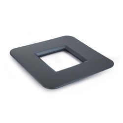 Base de mesa cuadrada Mondum 80x80 cm antracita, sistema modular para jardinera