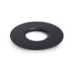 Base mesa redonda Mondum 80 cm negra, sistema modular para jardinera