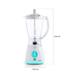 Frullatore a vaso DCook 1,5 L, 550 W, 4 velocità, bianco
