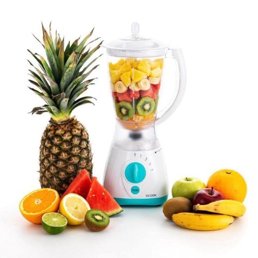 Frullatore a vaso DCook 1,5 L, 550 W, 4 velocità, bianco