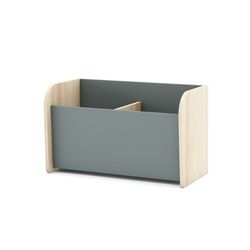 Baule per giocattoli, 70 x 35 x 42 cm, in legno di pino bianco e naturale | Collezione Esteban
