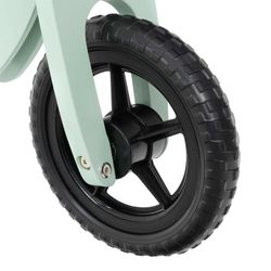 Bicicletta senza pedali Montessori, 73 x 27 x 50 cm, in legno color acquamarina | Collezione Motorbike