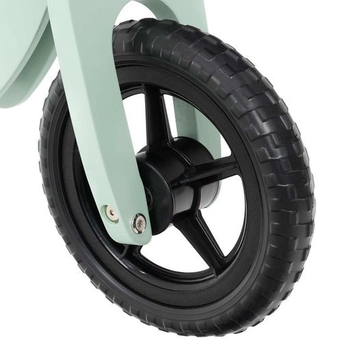 Bicicletta senza pedali Montessori, 73 x 27 x 50 cm, in legno color acquamarina | Collezione Motorbike