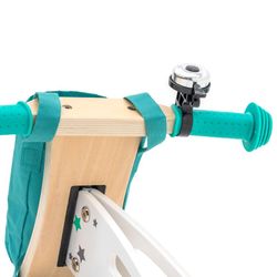 Bicicletta senza pedali Montessori, 83 x 36 x 55 cm, in legno turchese | Collezione Street Circuit