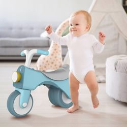 Bicicletta senza pedali, 55 x 28 x 41 cm, in polietilene blu | Collezione Balance Bike