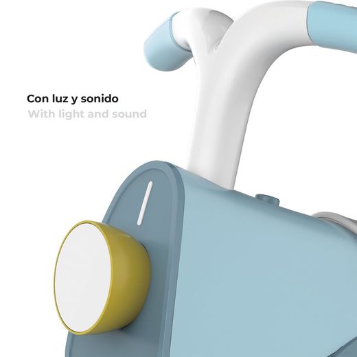 Bicicletta senza pedali, 55 x 28 x 41 cm, in polietilene blu | Collezione Balance Bike
