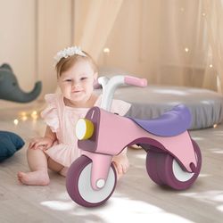Bicicletta senza pedali, 55 x 28 x 41 cm, in polietilene rosa | Collezione Balance Bike