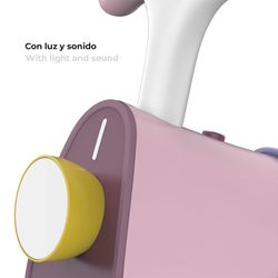 Bicicletta senza pedali, 55 x 28 x 41 cm, in polietilene rosa | Collezione Balance Bike
