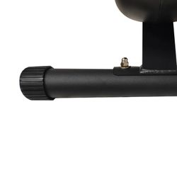 Bicicleta estática magnética con pulsómetro en manilla y pantalla LCD, 77 x 46 x 120 cm, de acero en negro | Colección Serie 500